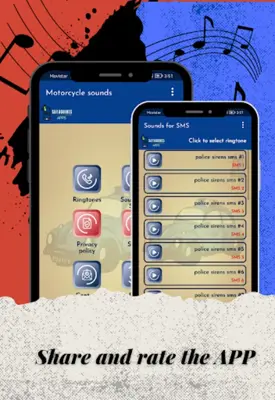 Police siren sounds android App screenshot 6